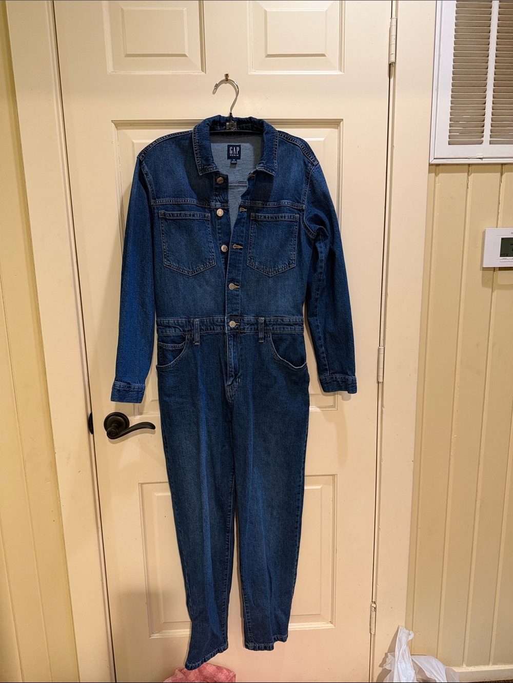 GAP Indigo Denim Jumpsuit